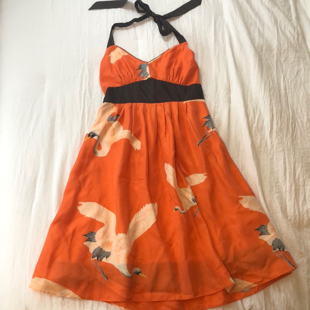 Sandhill Halter - Crane dress by Moulinette Souers